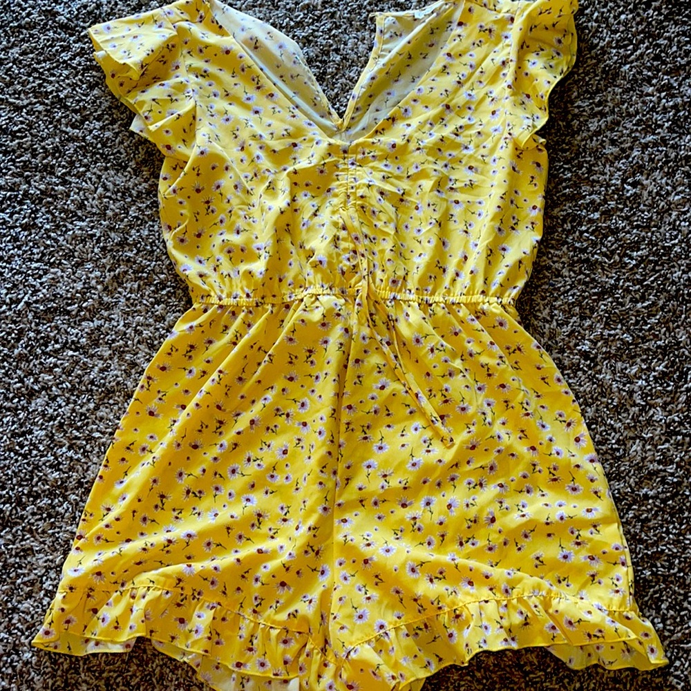Romper yellow